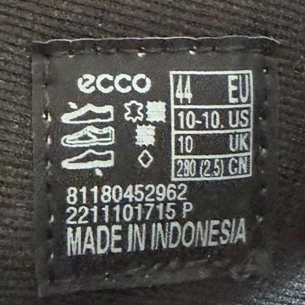 ECCO Exowrap Sandals Men 10 Brown Black Outdoor Sport Hook Loop 3 Strap - Picture 3 of 10